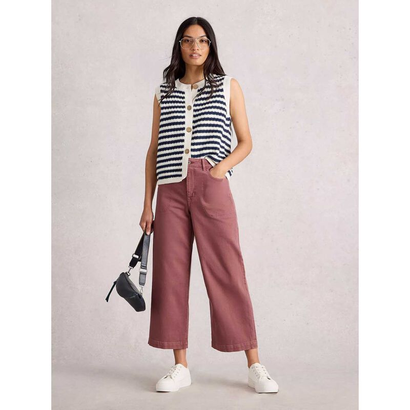White Stuff Tia Wide Leg Crop Jean image number 3
